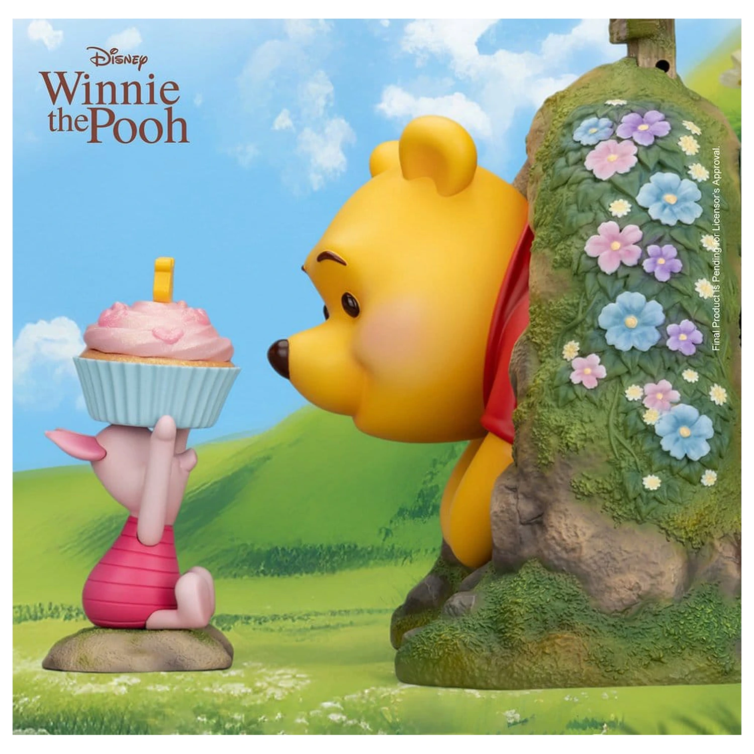 Disney Master Craft Pooh & Piglet szobor figura 33 cm termékfotó