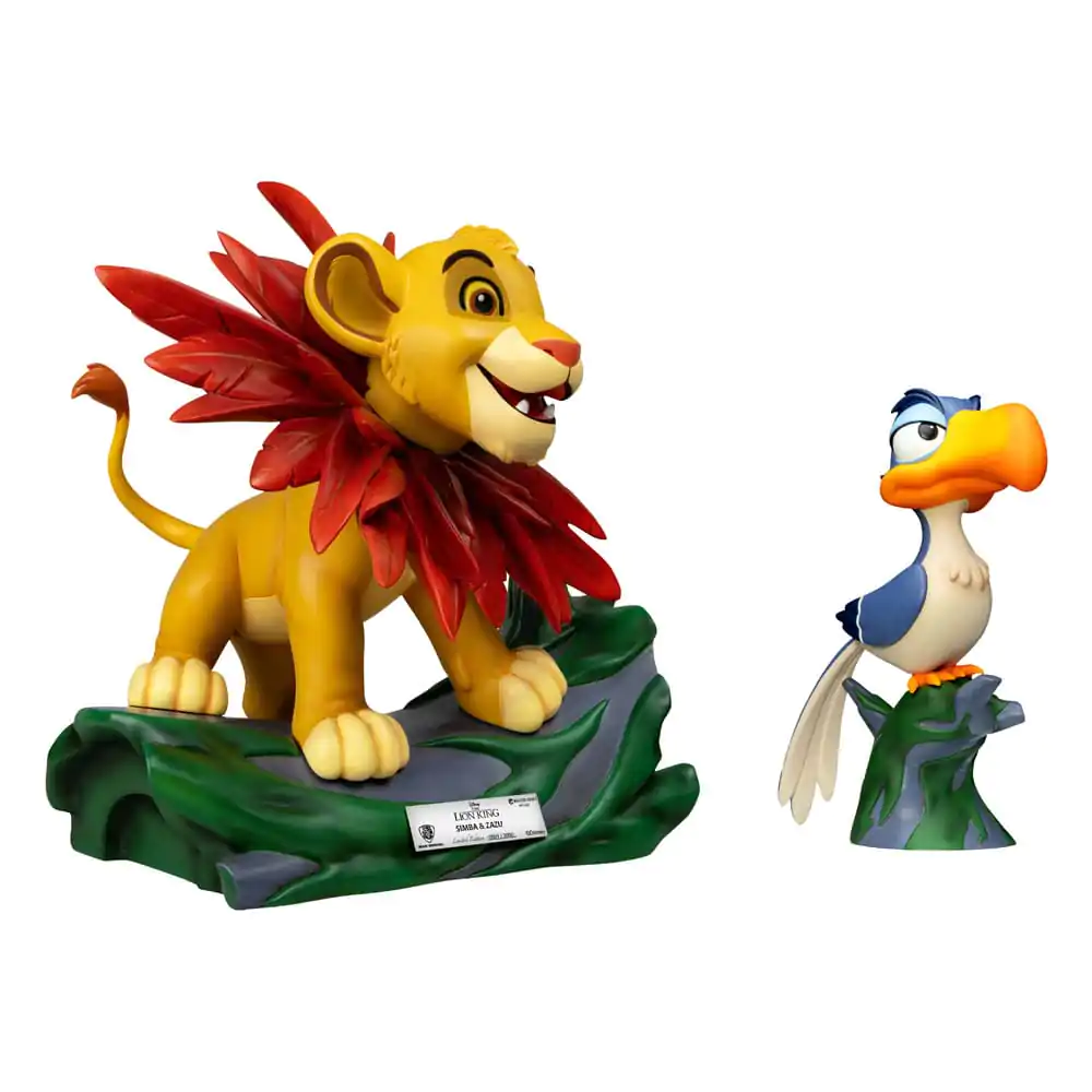 Disney Master Craft Statuen 2er-Pack Der König der Löwen Little Simba & Zazu 31 cm termékfotó