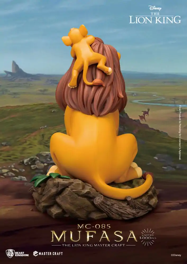 Disney Master Craft Statue Der König der Löwen Mufasa 36 cm termékfotó