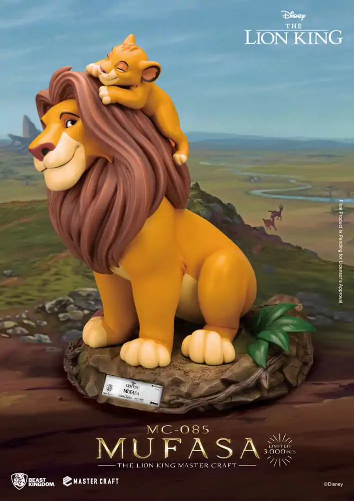 Disney Master Craft Statue Der König der Löwen Mufasa 36 cm termékfotó