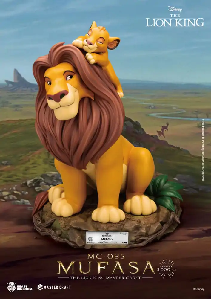 Disney Master Craft Statue Der König der Löwen Mufasa 36 cm termékfotó