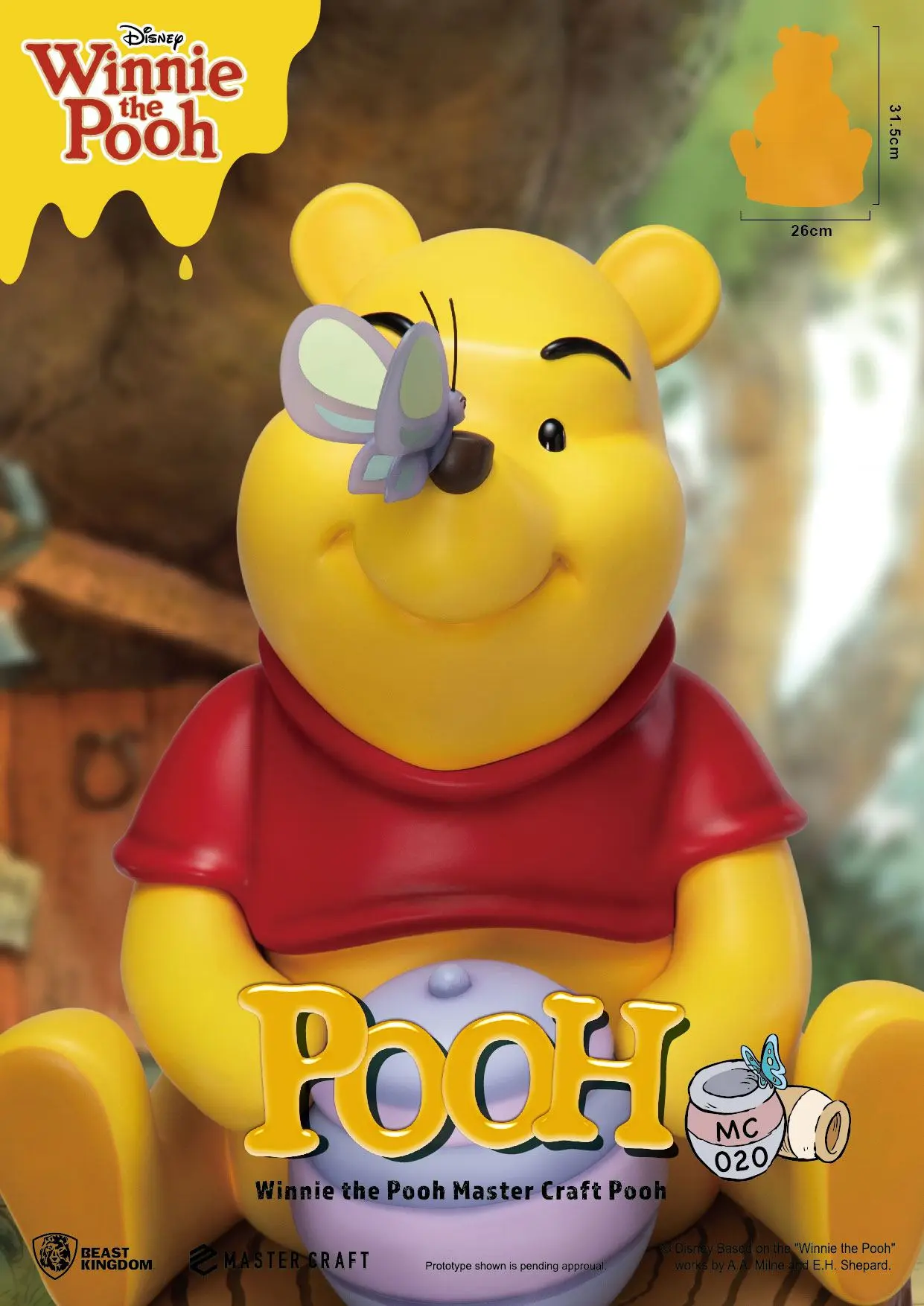 Disney Master Craft Statue Winnie the Pooh 31 cm termékfotó