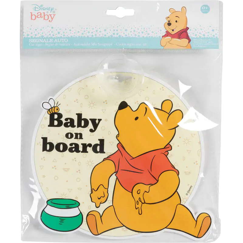Disney Micimackó baby on board ablakra rögzíthető jelzés termékfotó