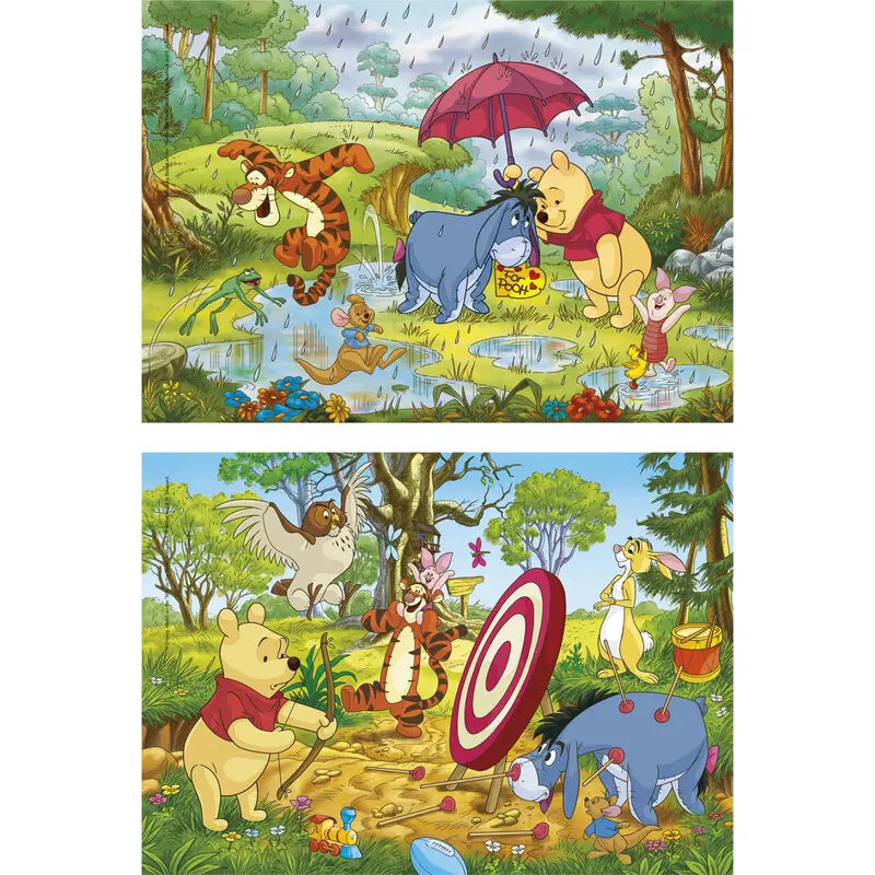 Disney Micimackó puzzle 2x20db-os termékfotó