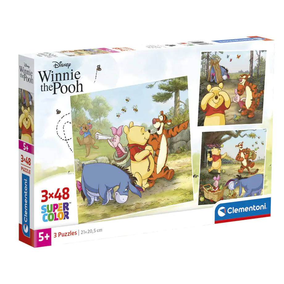 Disney Micimackó puzzle 3x48db-os termékfotó