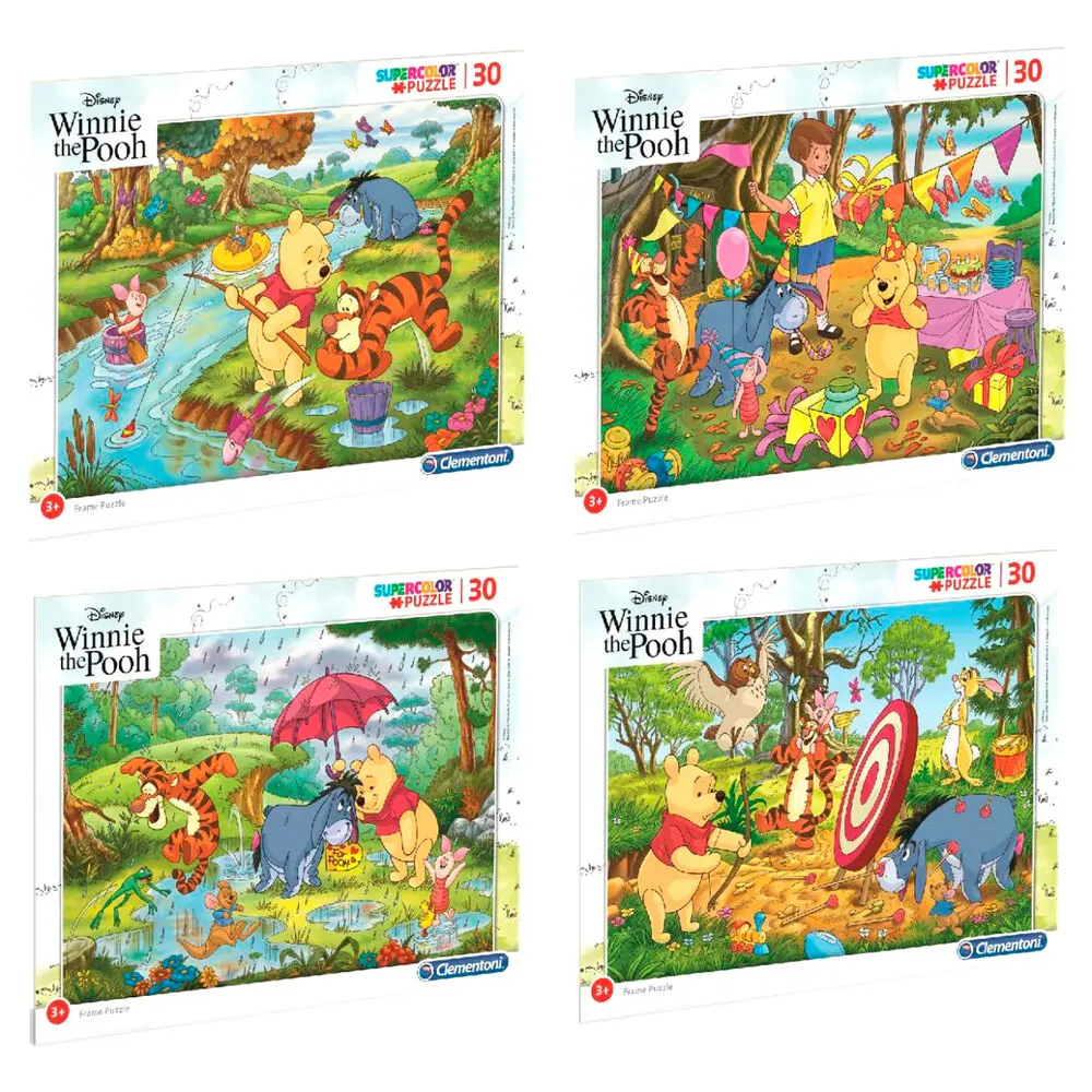 Disney Micimackó puzzle 4x30db-os termékfotó