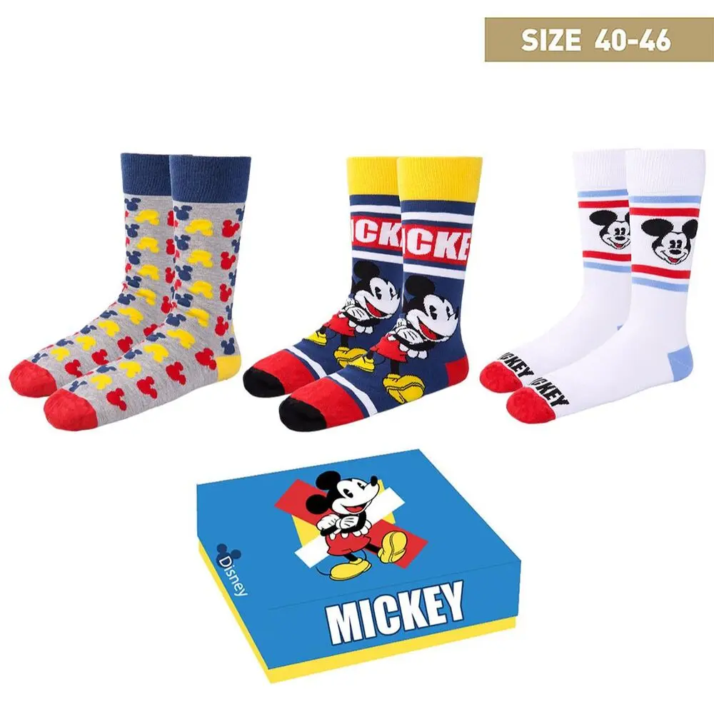 Disney Mickey 3db-os zokni készlet termékfotó