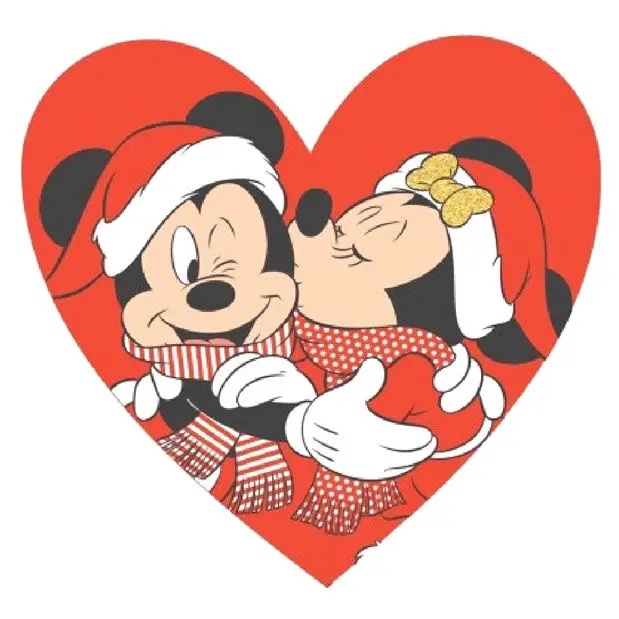 Disney Mickey &amp; Minnie Heart 3D párna termékfotó
