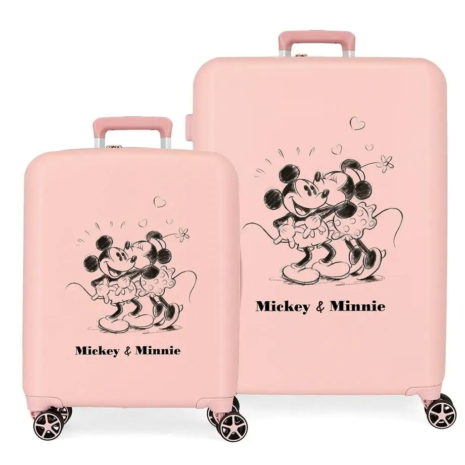 Disney Mickey & Minnie Kisses ABS 2 db-os táska bőrönd csomag termékfotó