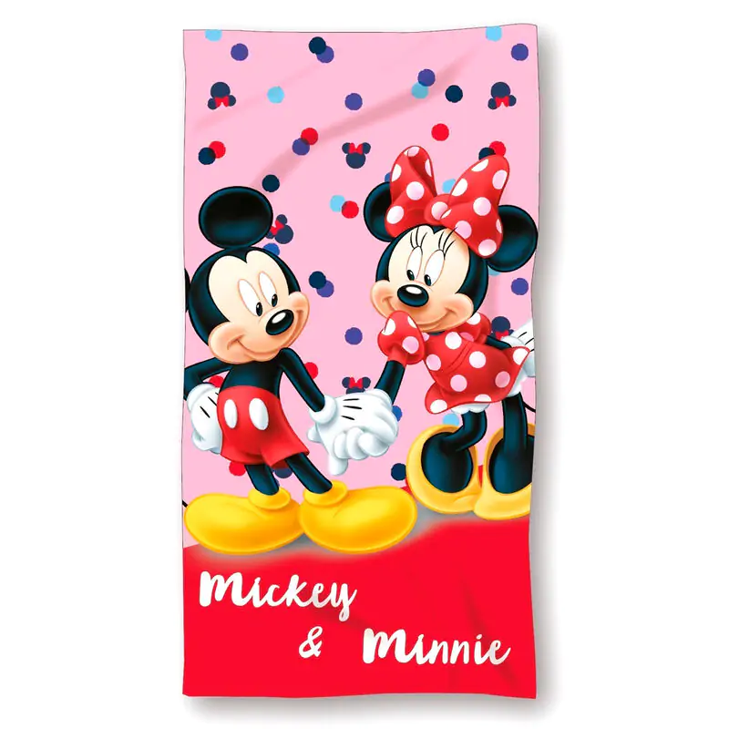 Disney Mickey & Minnie mikroszálas strand törölköző termékfotó