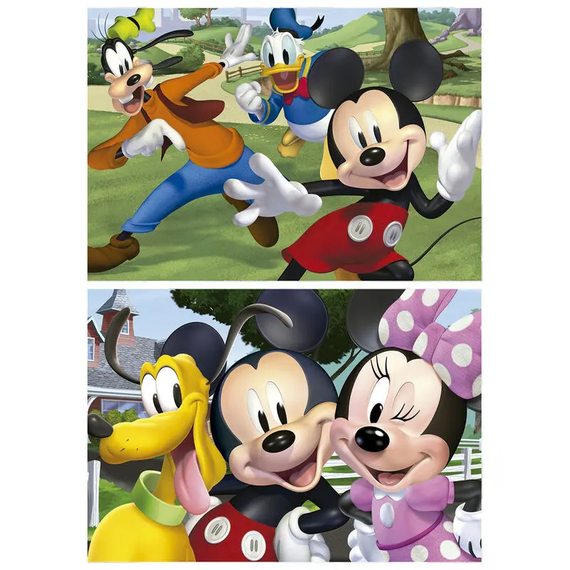 Disney Mickey and Friends fa puzzle 2x50db-os termékfotó