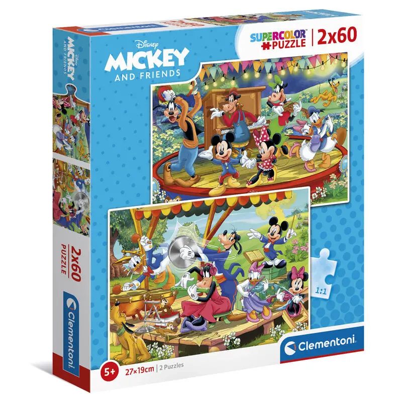 Disney Mickey and Friends puzzle 2x60db-os termékfotó