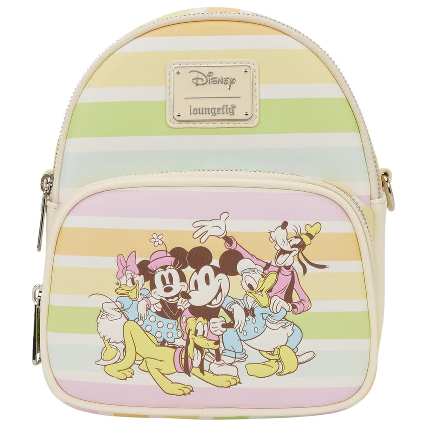 Disney Mickey and Friends Rainbow Stribes keresztpántos táska  termékfotó