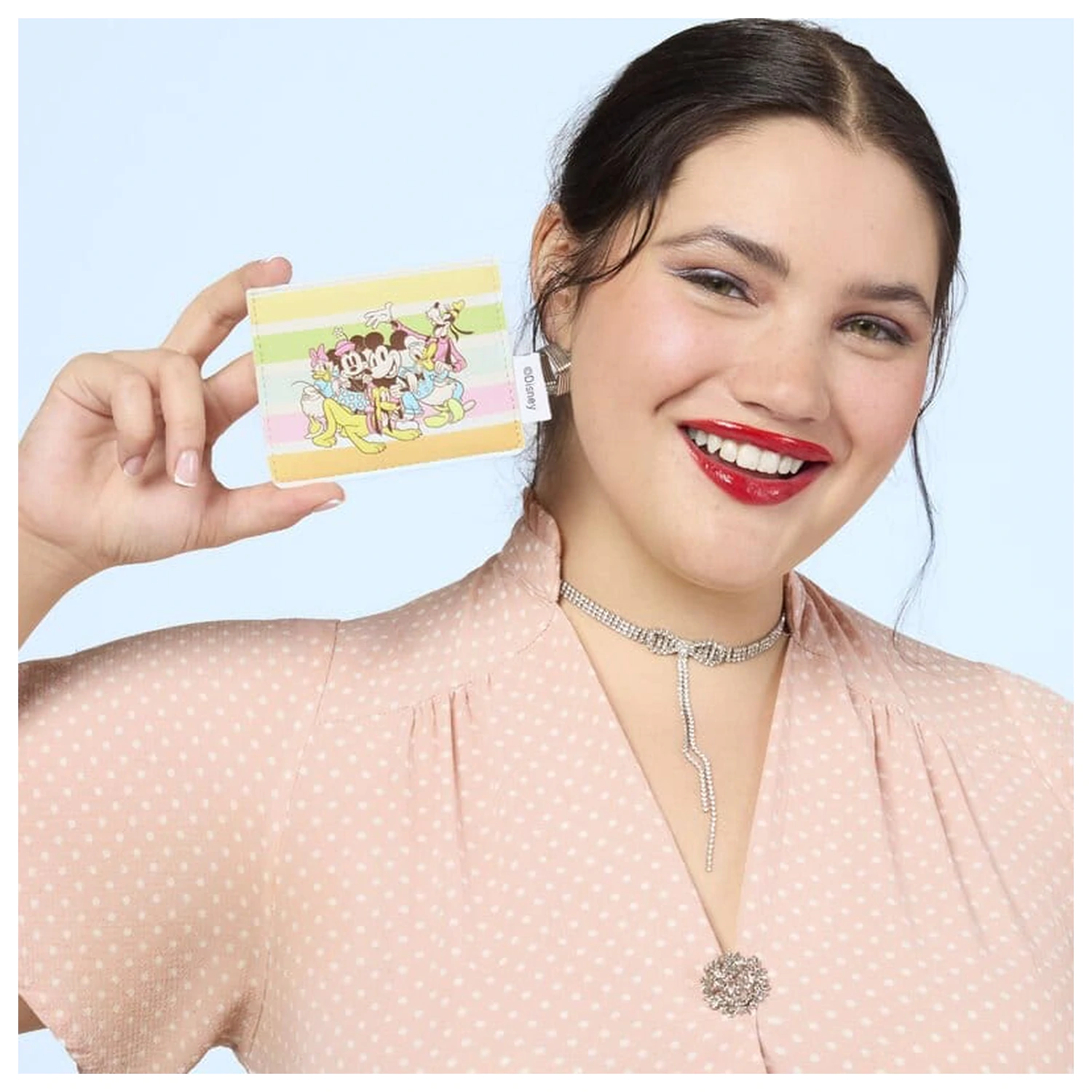 Disney Mickey and Friends Rainbow Stripes kártyatartó irattartó  termékfotó