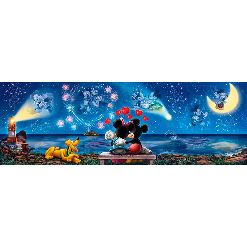 Disney Mickey and Minnie Panorama puzzle 1000db-os termékfotó