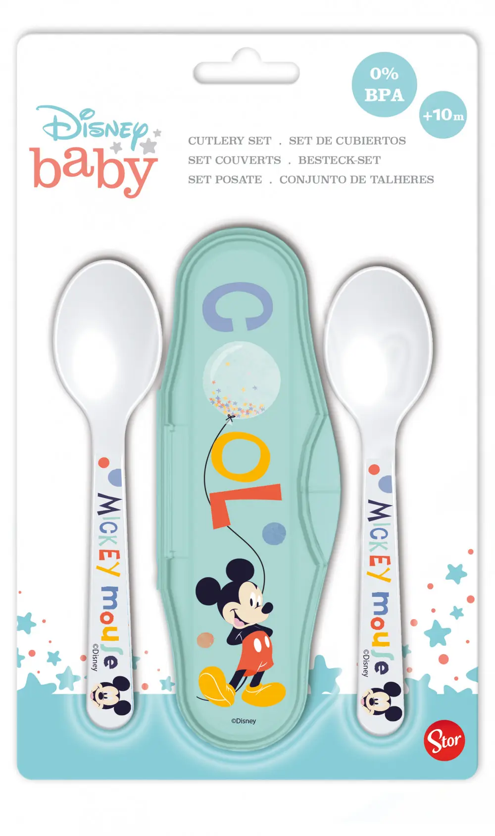 Disney Mickey baba utazó evőeszköz készlet termékfotó