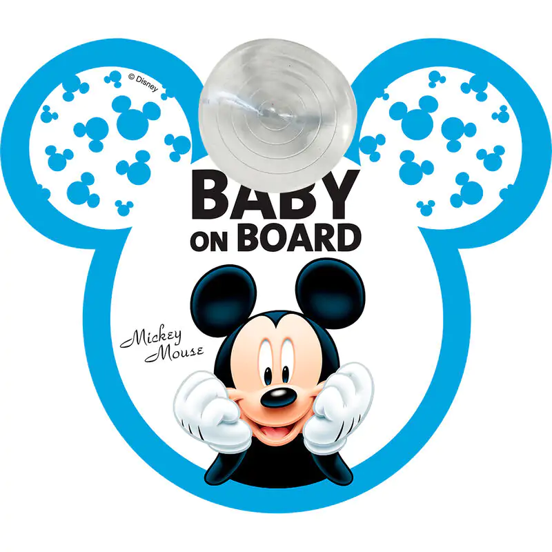 Disney Mickey baby on board ablakra rögzíthető jelzés termékfotó