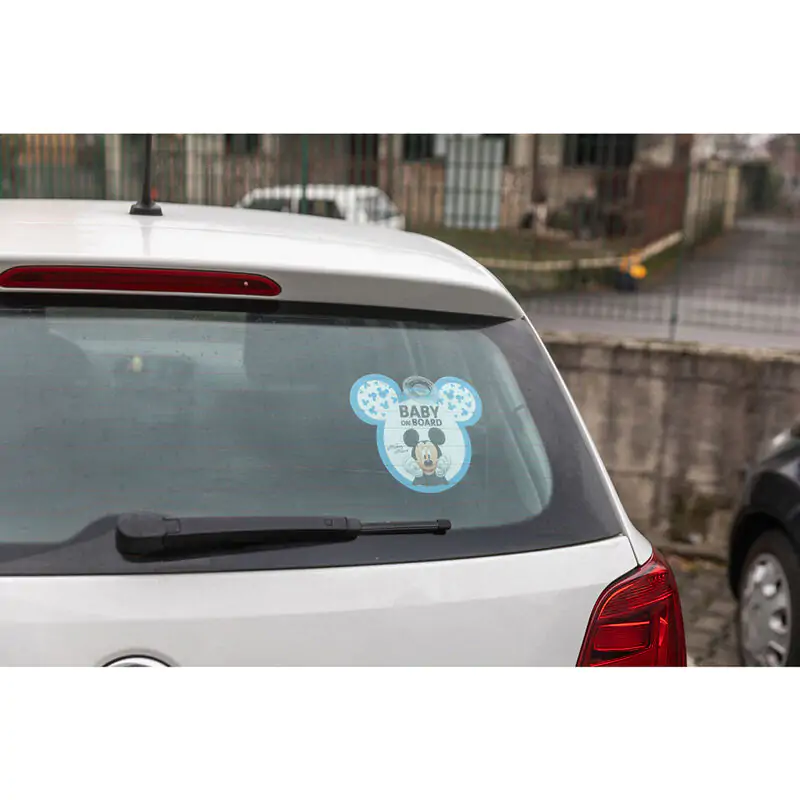 Disney Mickey baby on board ablakra rögzíthető jelzés termékfotó