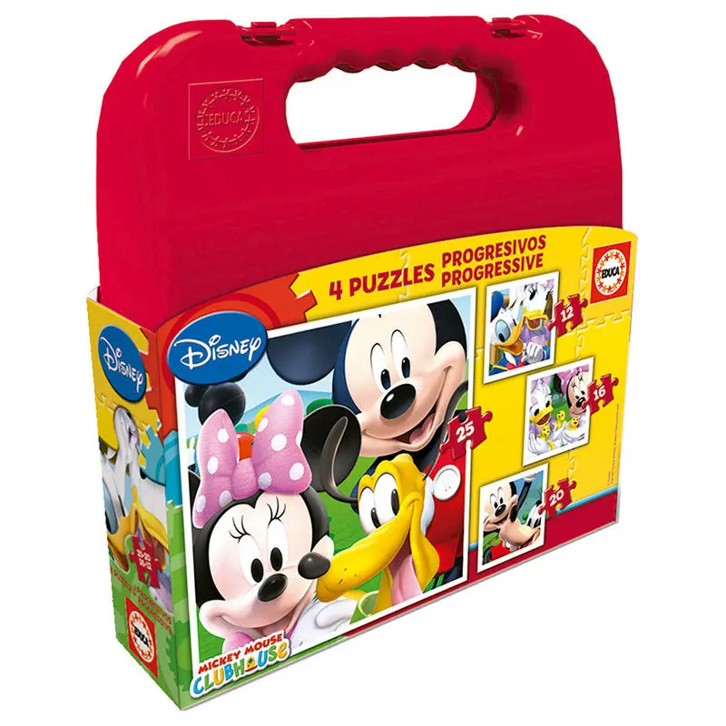 Disney Mickey egér Club House Progressive puzzle 12-16-20-25db-os termékfotó