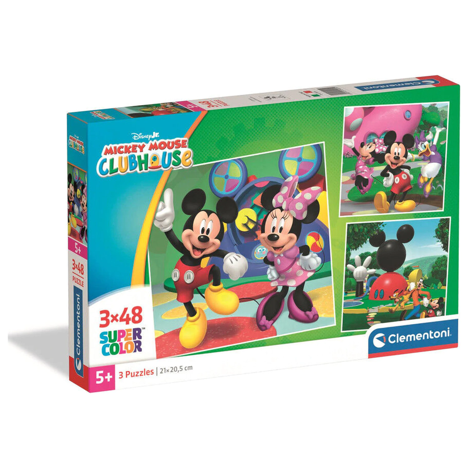 Disney Mickey egér Club House puzzle 3x48db-os termékfotó
