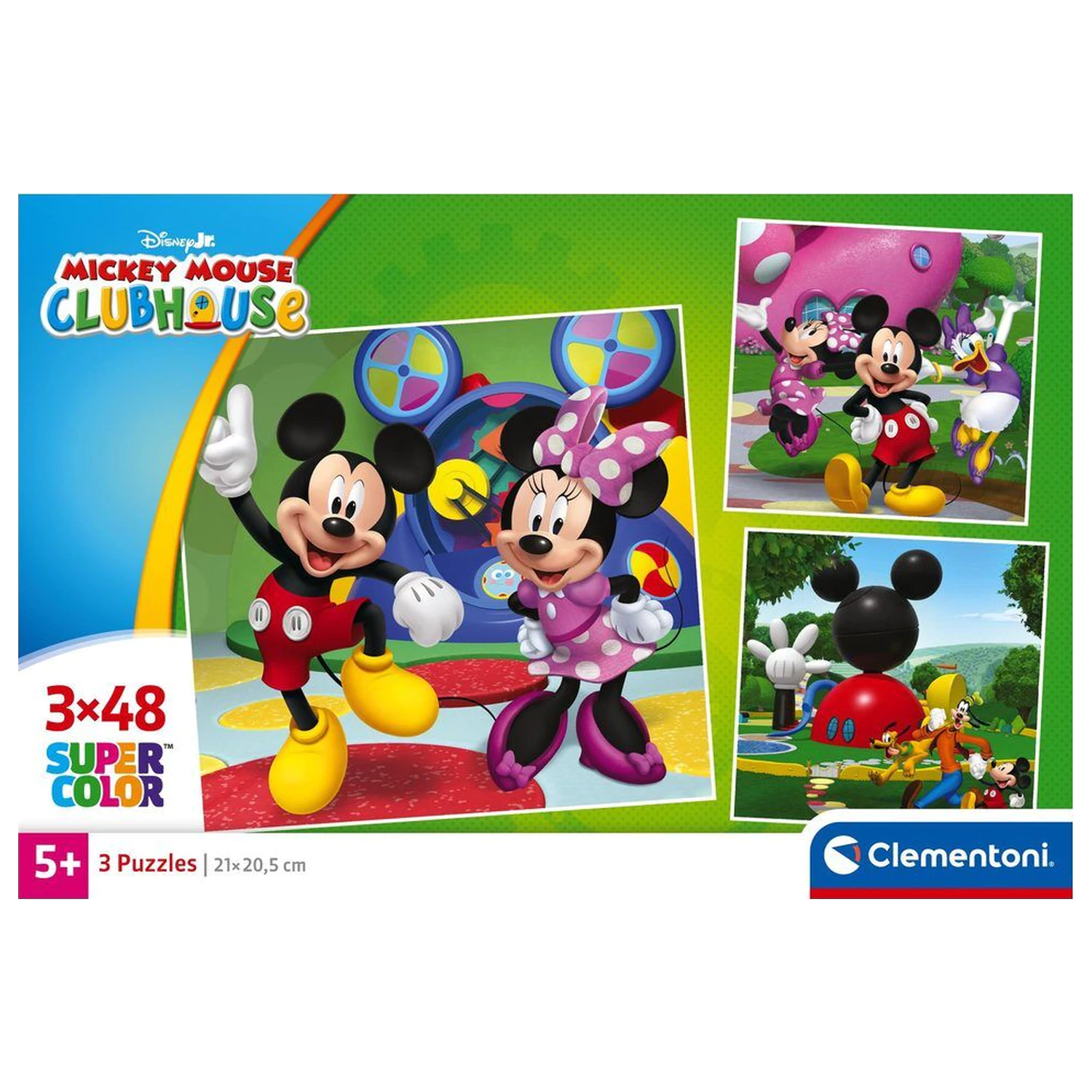 Disney Mickey egér Club House puzzle 3x48db-os termékfotó