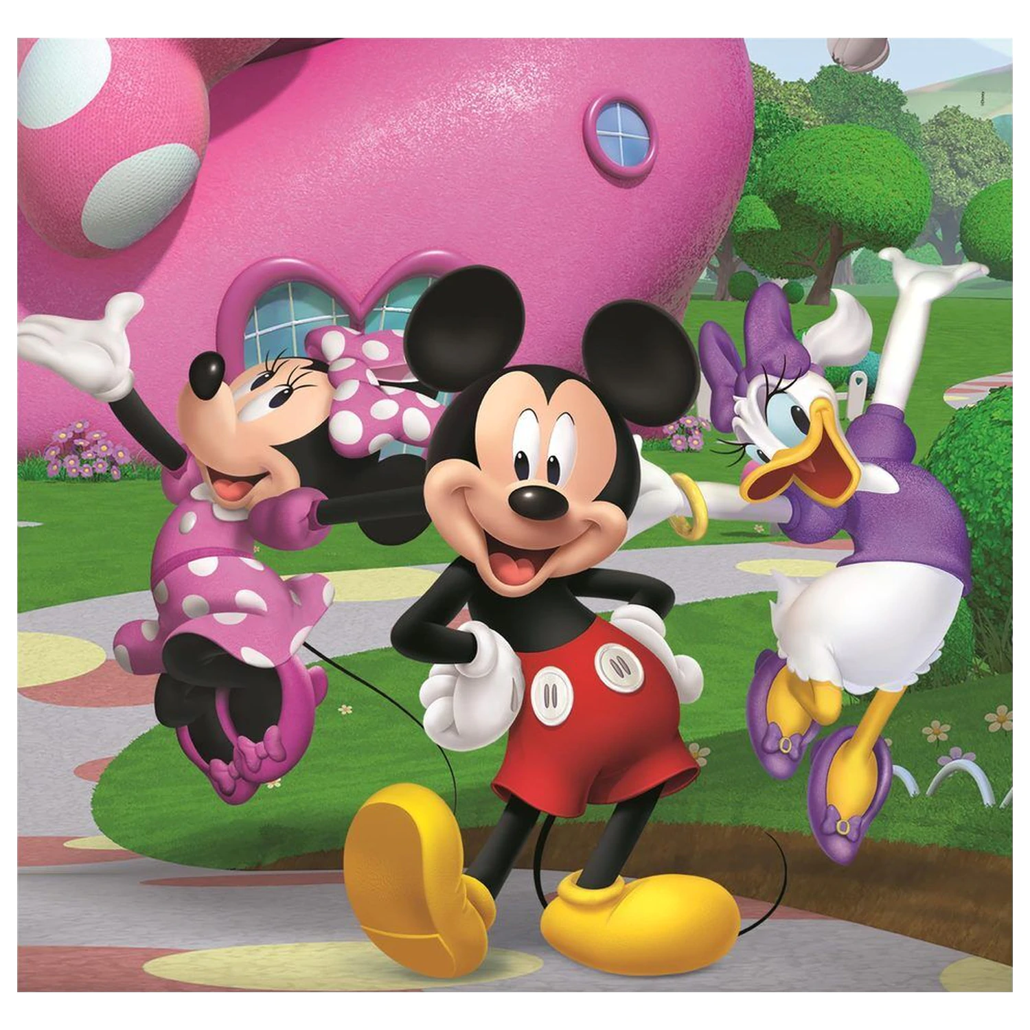 Disney Mickey egér Club House puzzle 3x48db-os termékfotó