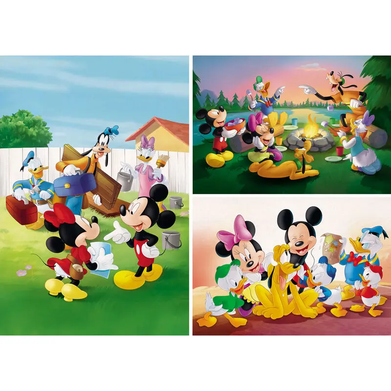 Disney Mickey egér puzzle 3x48db-os termékfotó