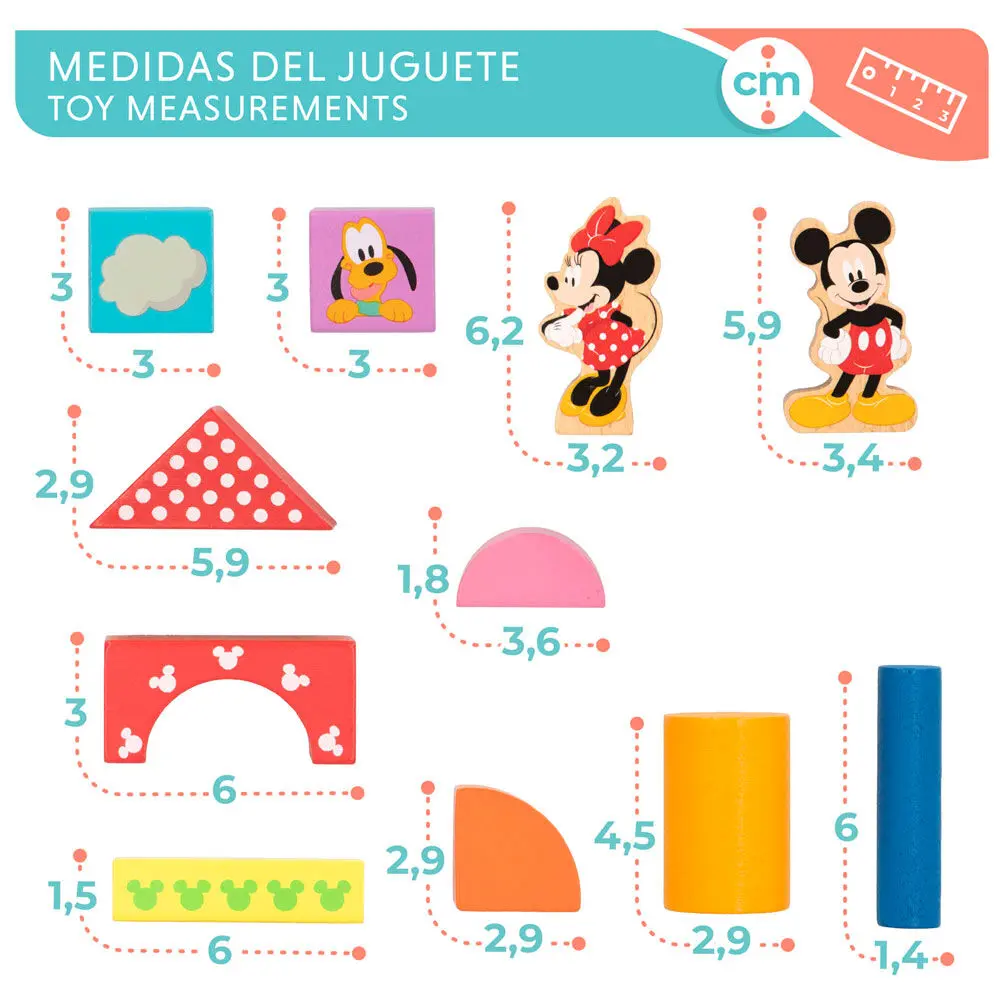 Disney Mickey és Minnie 40 fekocka-játék termékfotó