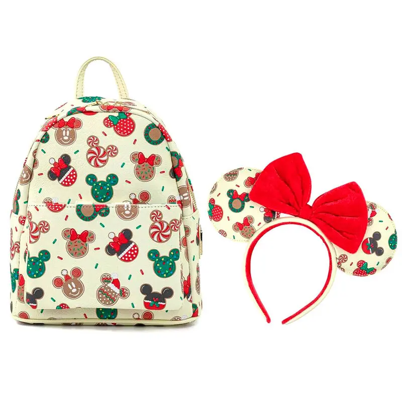Disney Mickey és Minnie Cookie hajráf + táska hátizsák 27cm termékfotó