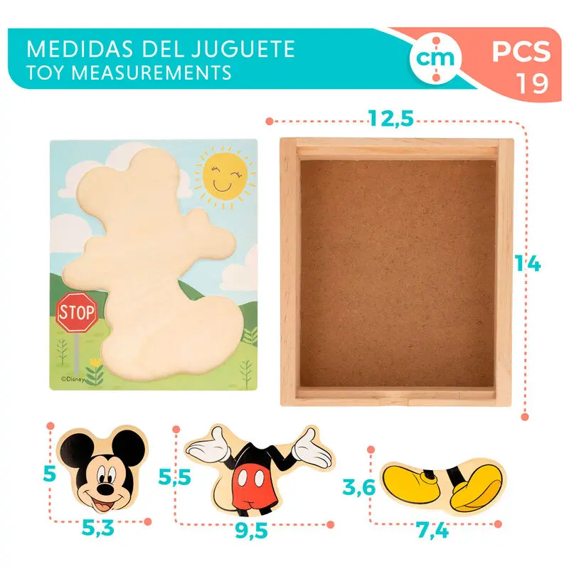 Disney Mickey fa puzzle termékfotó