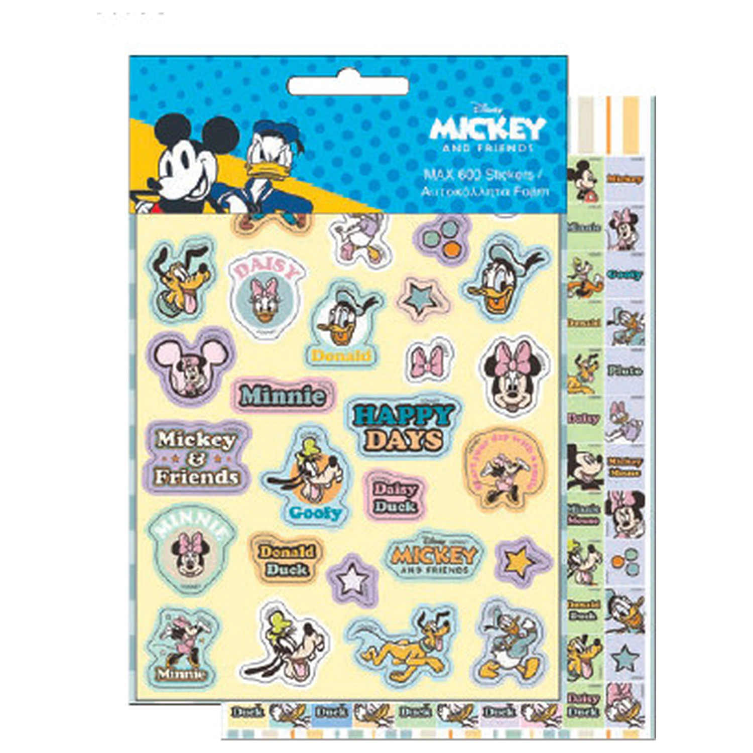 Disney Mickey Friends 600 darabos matrica szett termékfotó