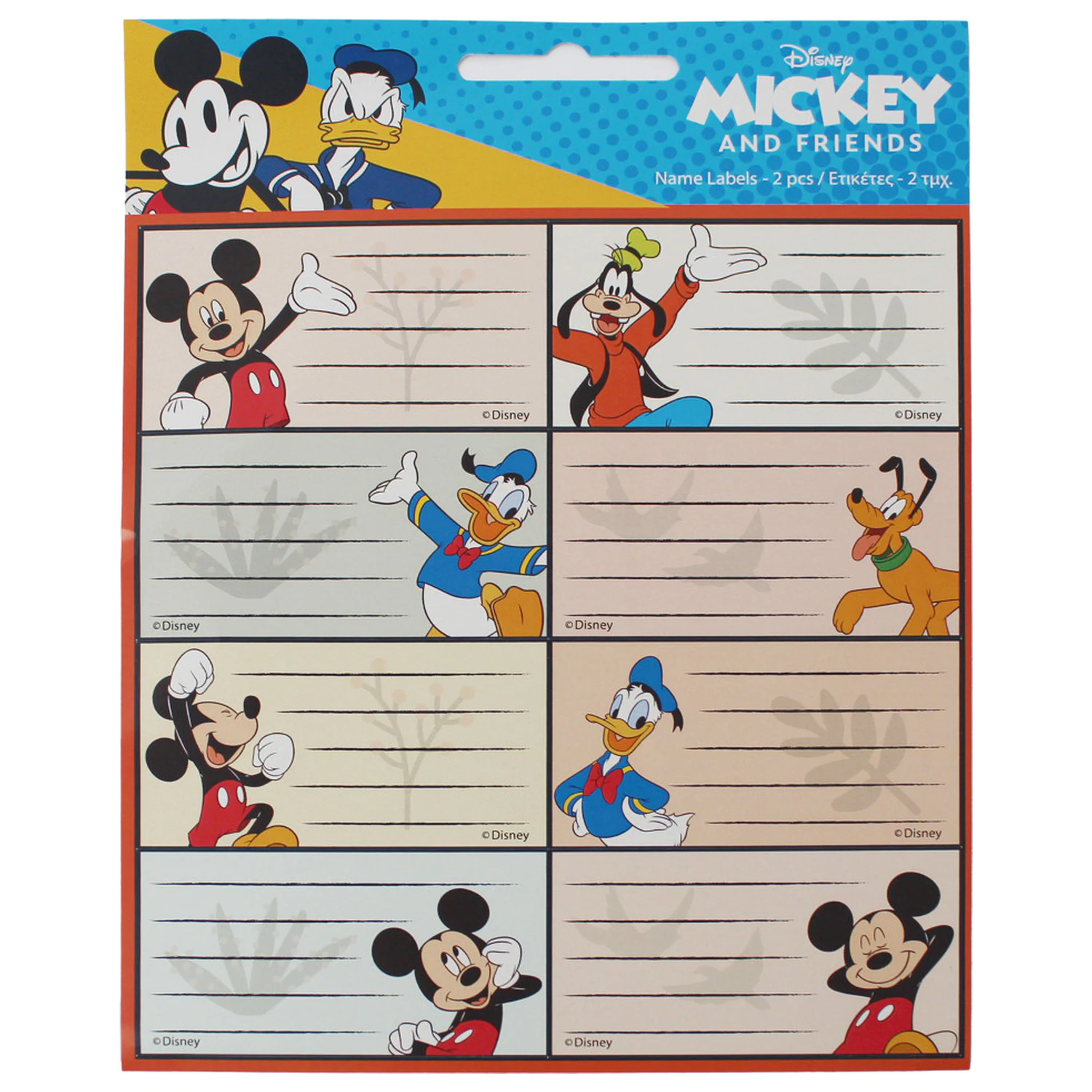 Disney Mickey Fun füzetcímke 16 db-os termékfotó