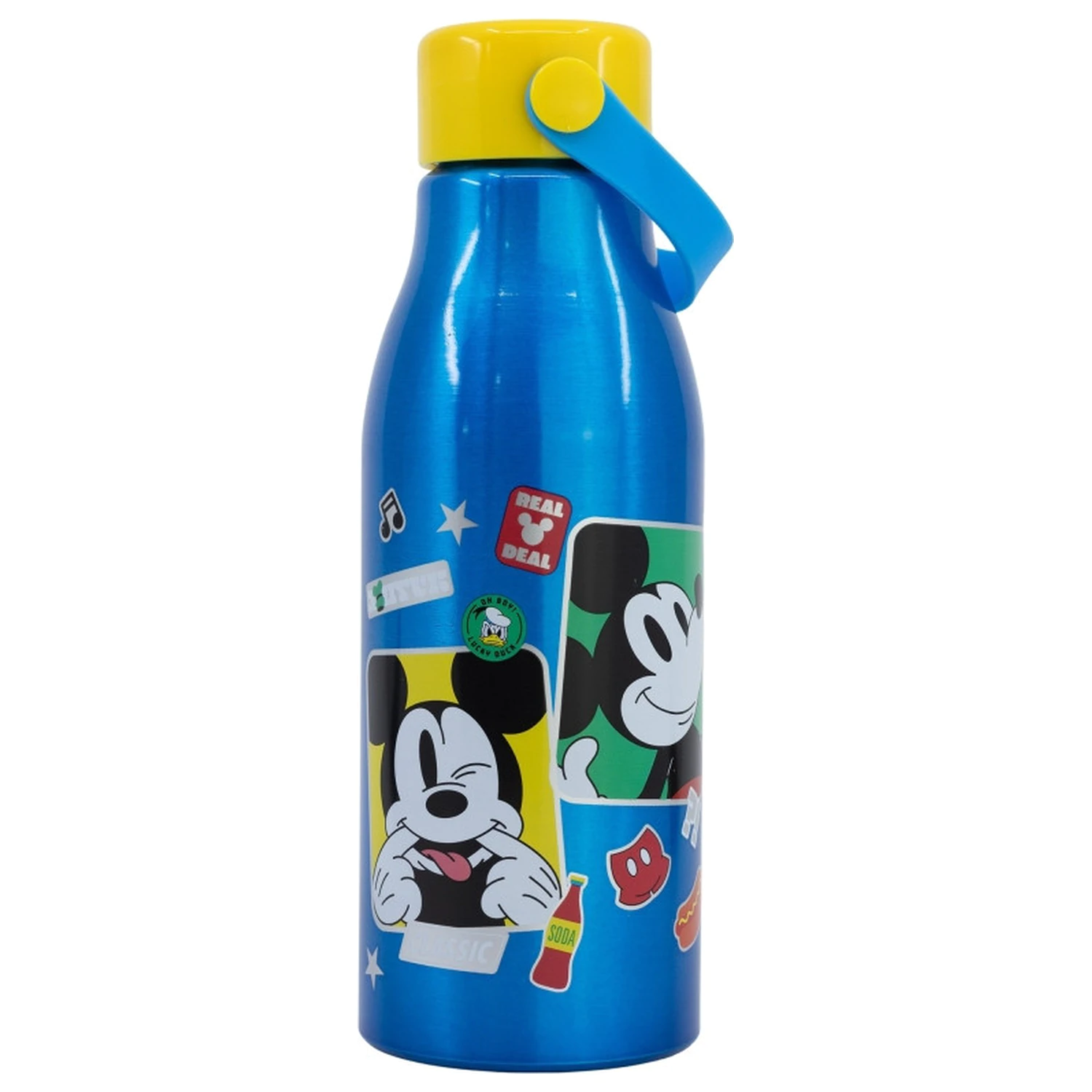 Disney Mickey Fun-Tastic Flexi alumínium kulacs csavaros kupakkal, akasztóval 760 ml termékfotó