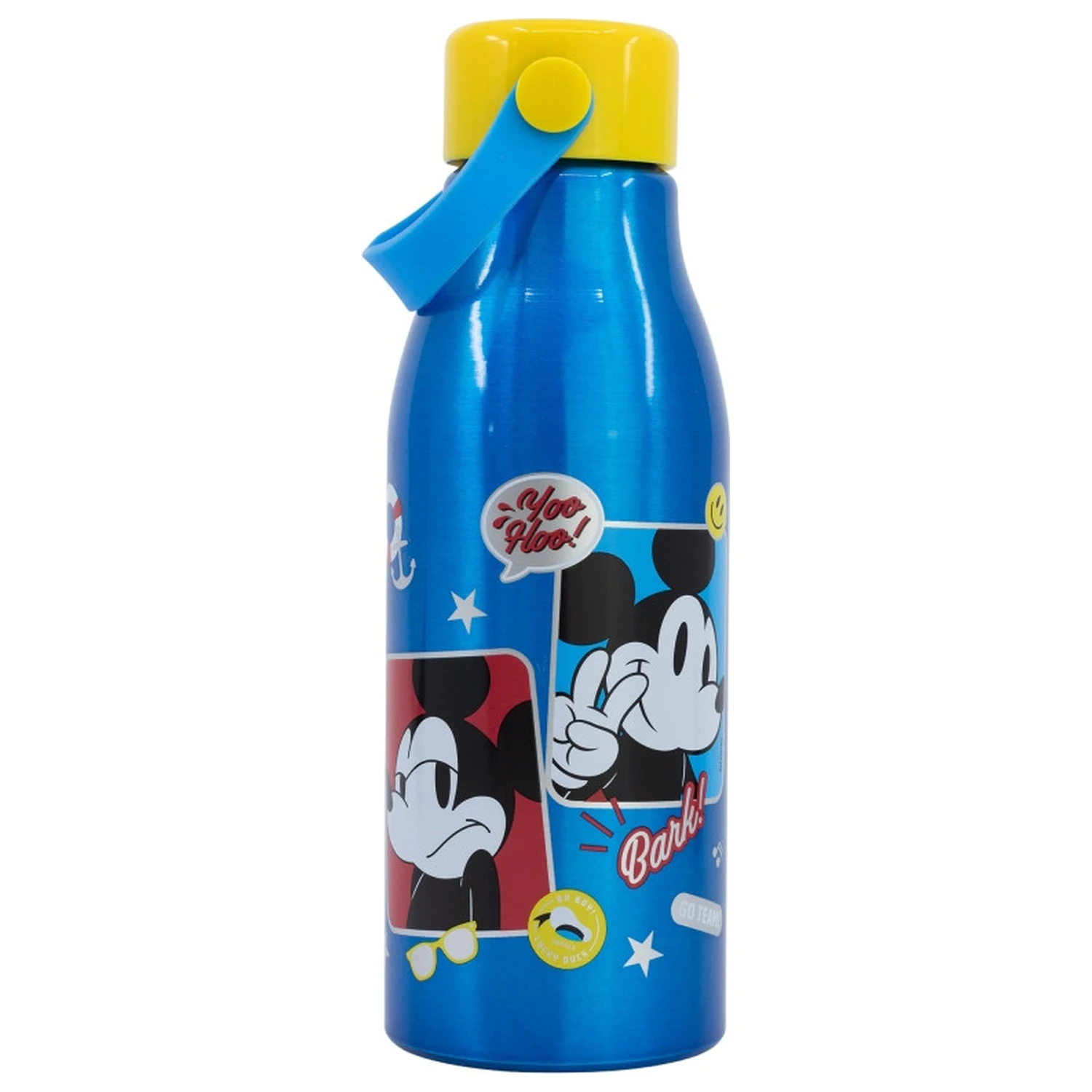 Disney Mickey Fun-Tastic Flexi alumínium kulacs csavaros kupakkal, akasztóval 760 ml termékfotó