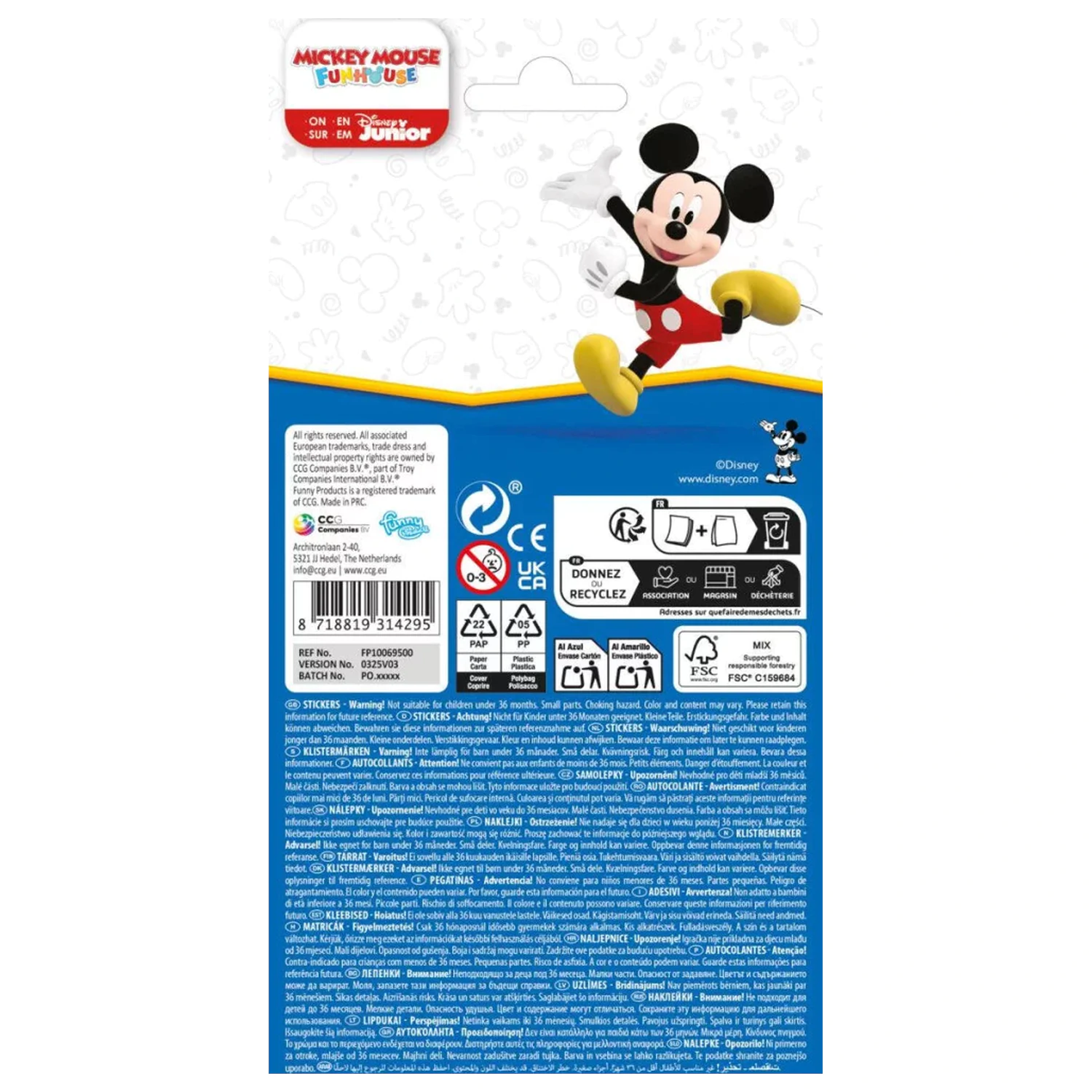 Disney Mickey Go For It matrica termékfotó