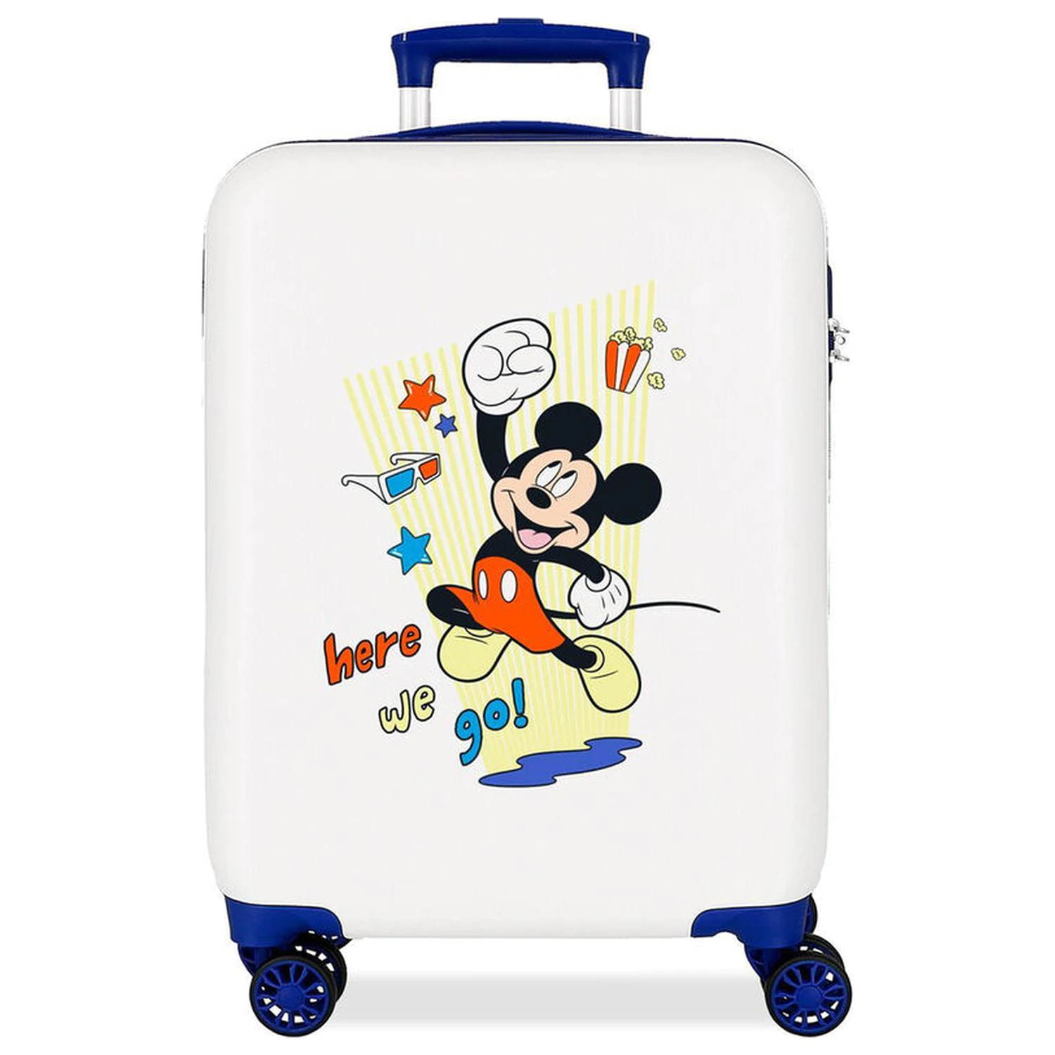 Disney Mickey Here We Go ABS táska bőrönd 55cm termékfotó