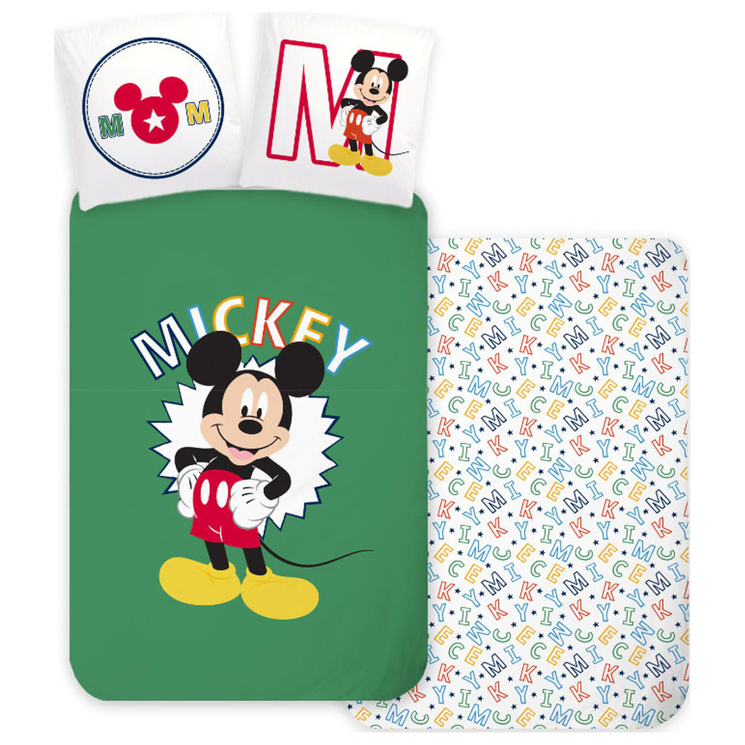 Disney Mickey Letters gyerek, ovis ágyneműhuzat termékfotó