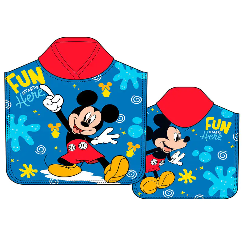Disney Mickey mikroszálas poncsó törölköző termékfotó