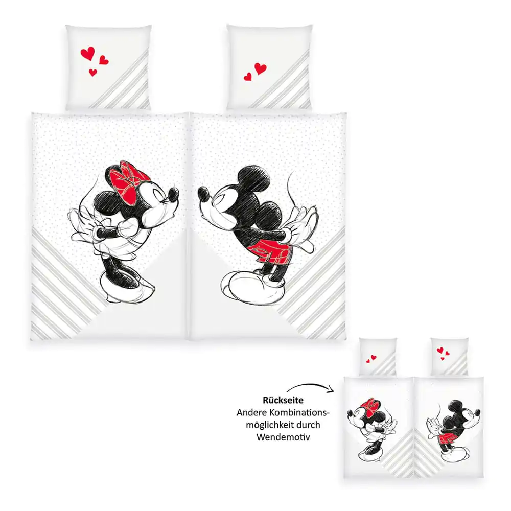 Disney Mickey & Minnie egér 2 db-os ágyneműhuzat csomag 135 x 200 cm  termékfotó