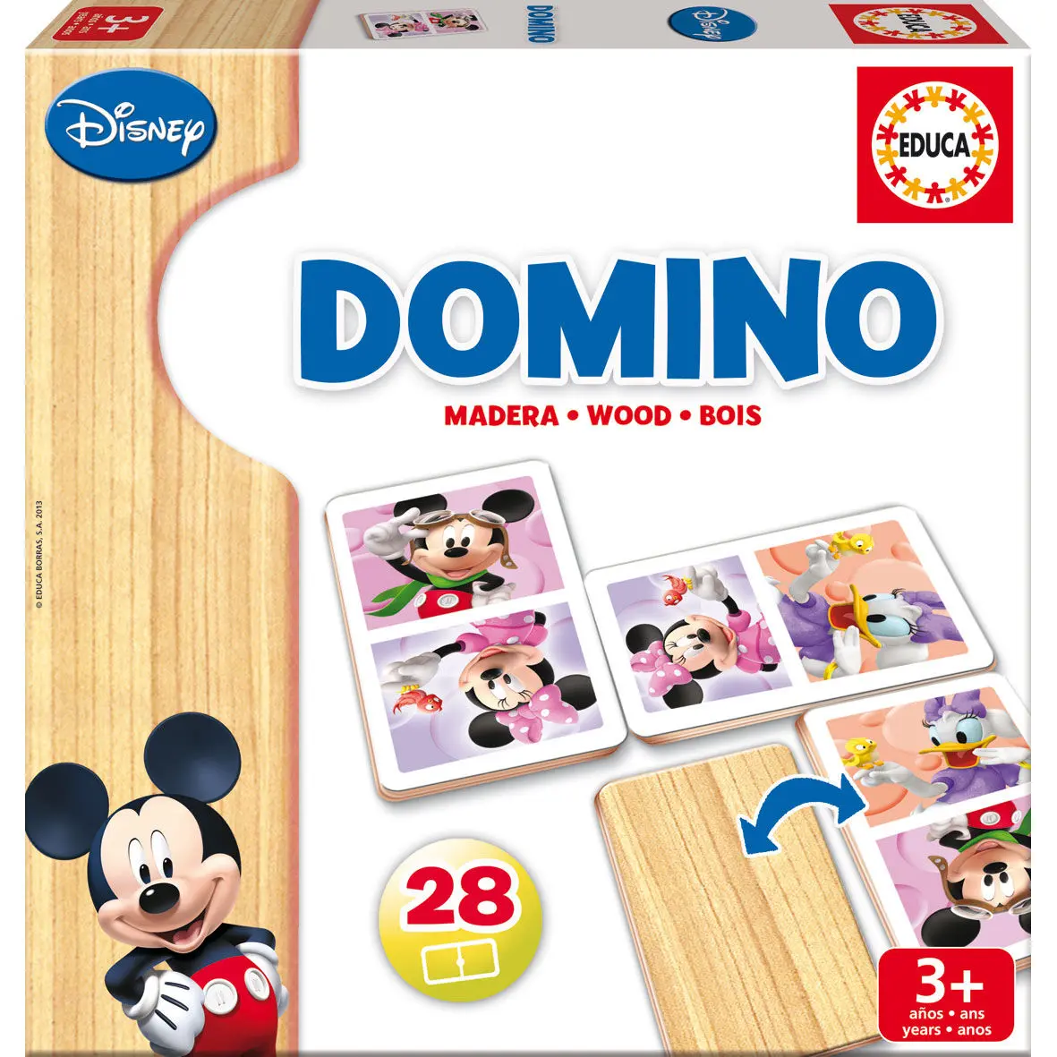 Disney Mickey Minnie fa dominó játék termékfotó