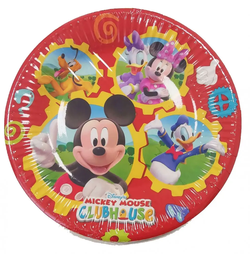Disney Mickey Mouse Club Papírtányér 8 db-os 19,5 cm termékfotó