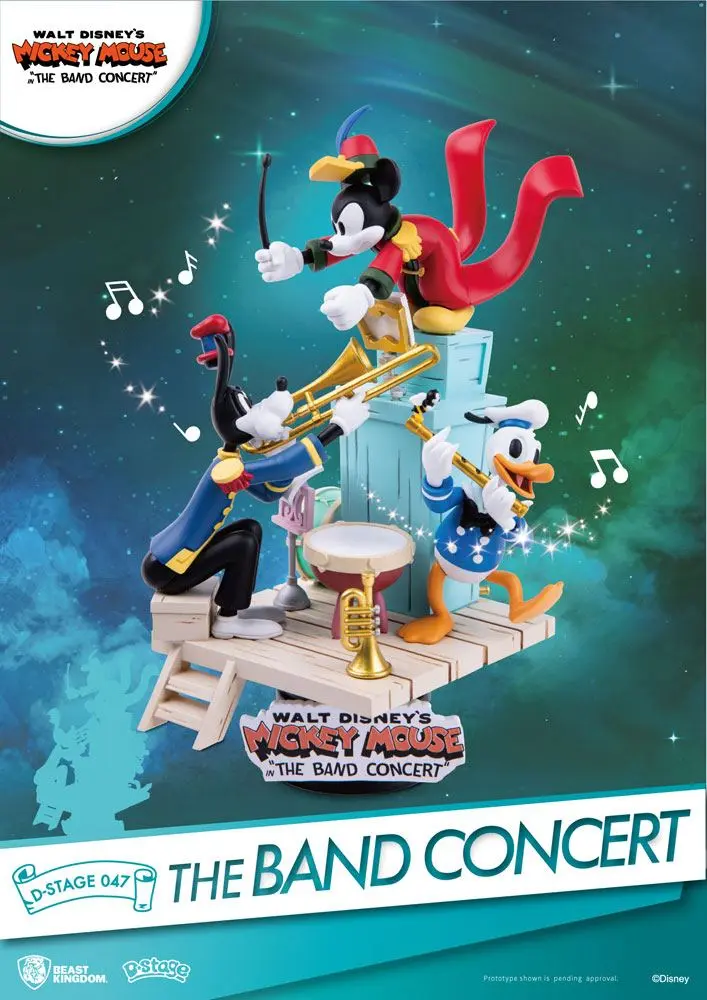 Disney Mickey Mouse D-Stage The Band Concert PVC Dioráma szobor 15 cm termékfotó
