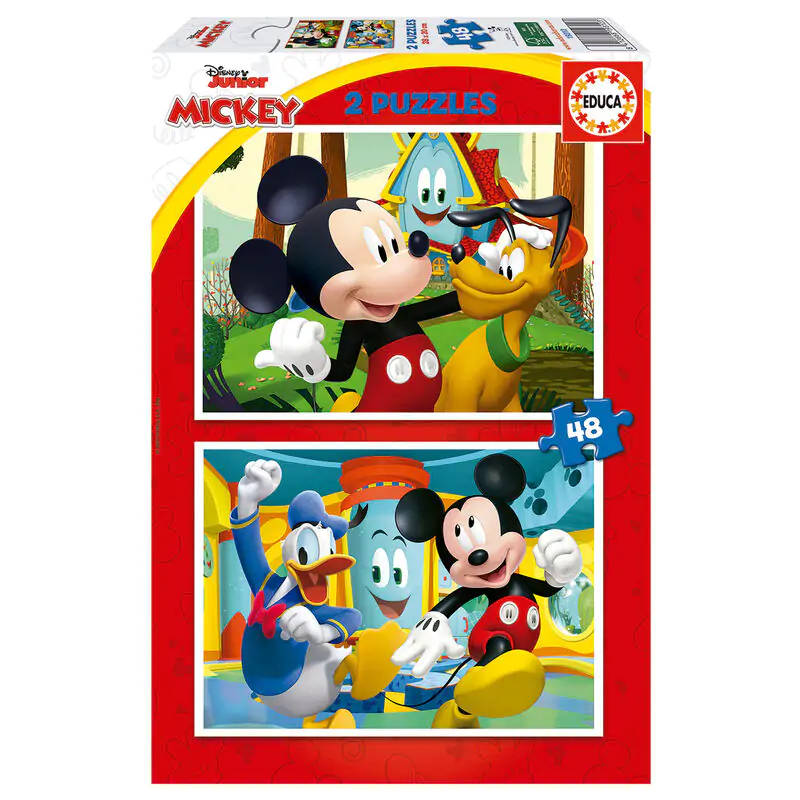 Disney Mickey Mouse Fun House puzzle 2x48db-os termékfotó