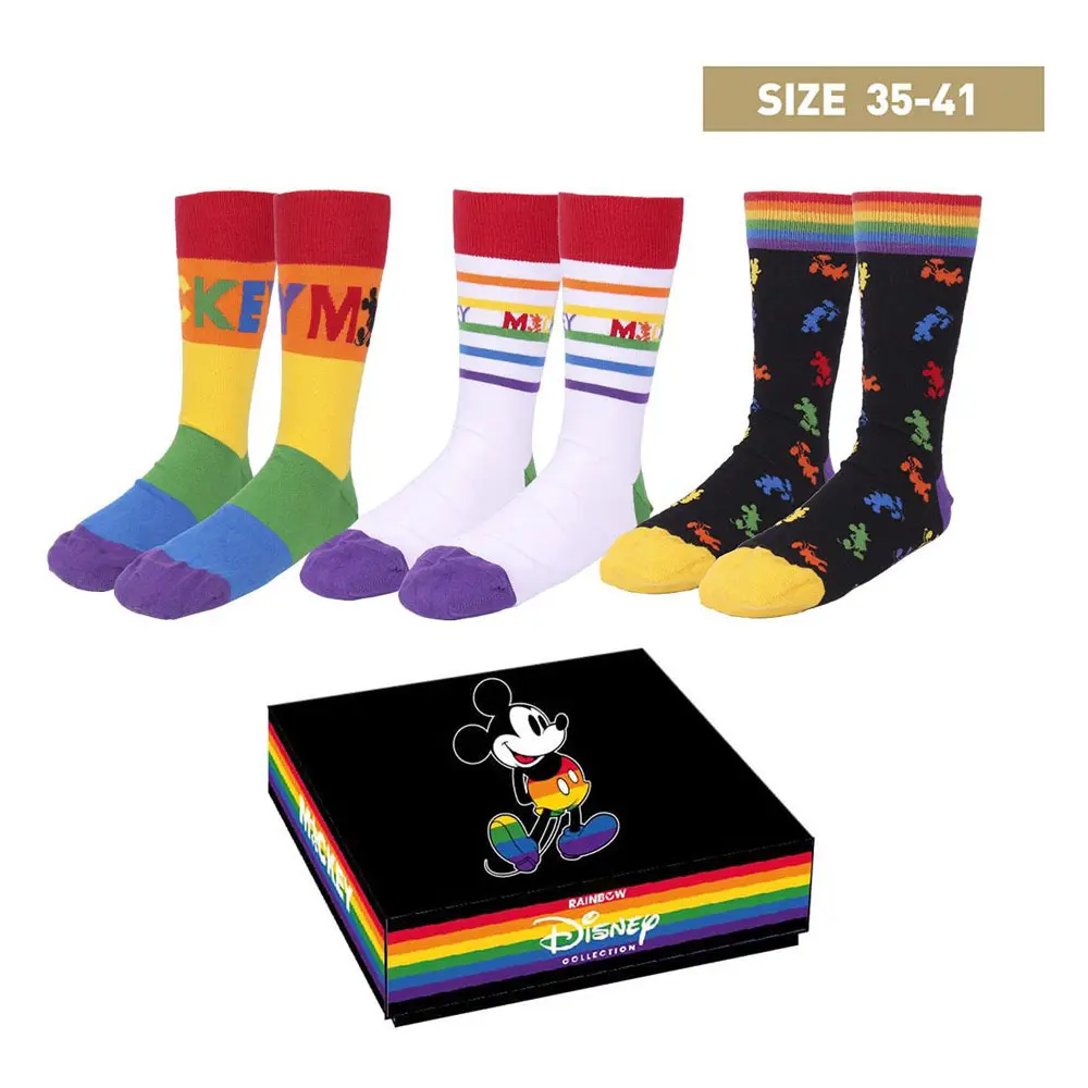 Disney Mickey Pride Collection zokni csomag 35-41 termékfotó