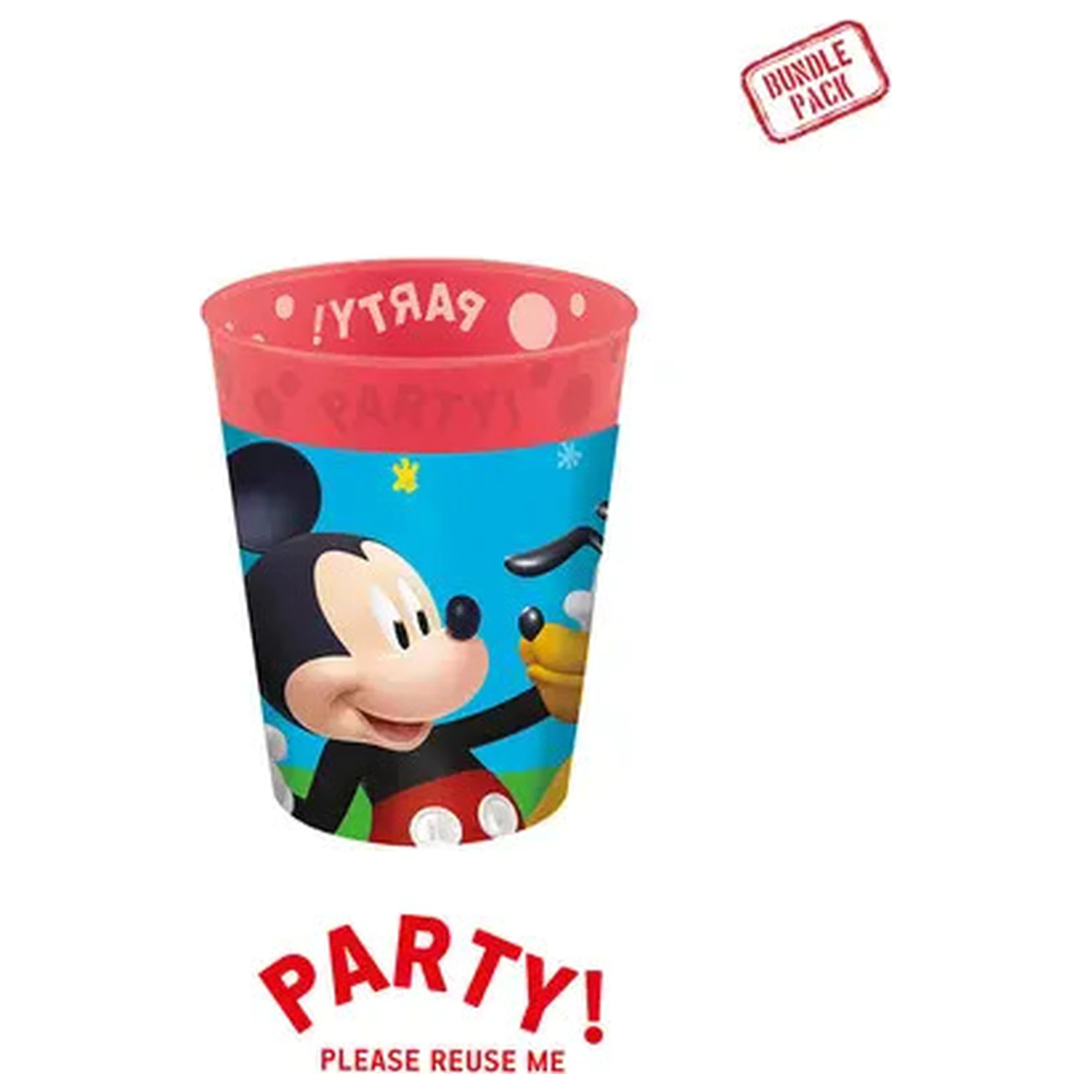 Disney Mickey Rock the House micro prémium műanyag pohár szett 4 db-os 250 ml termékfotó