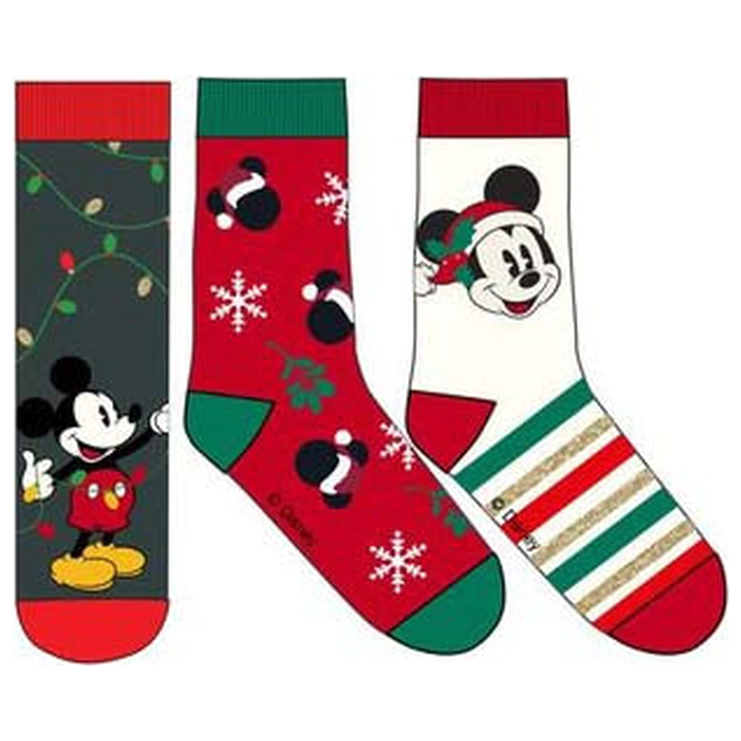 Disney Mickey Santa Hat Karácsonyi férfi zokni 41/44 termékfotó