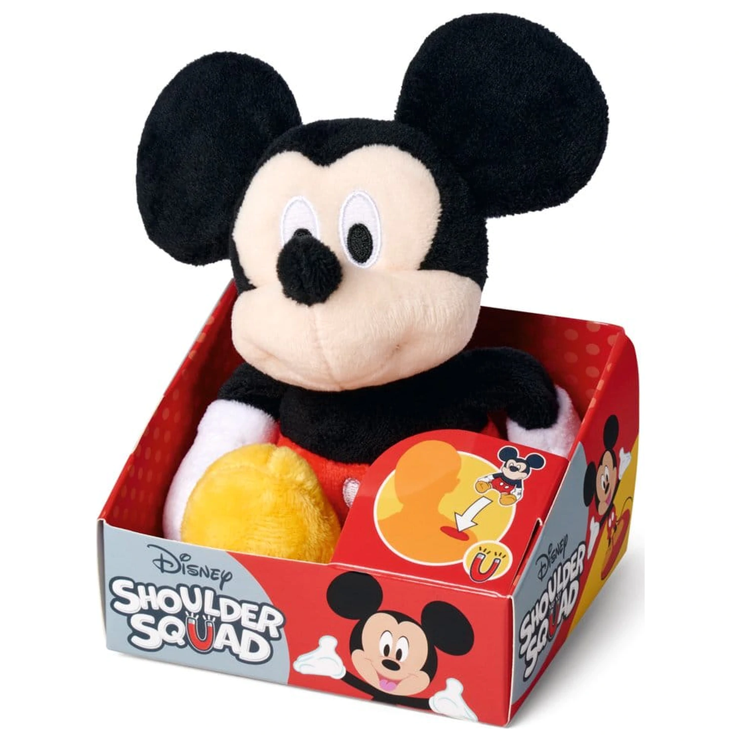 Disney Mickey Shoulder Rider plüss figura 12 cm termékfotó
