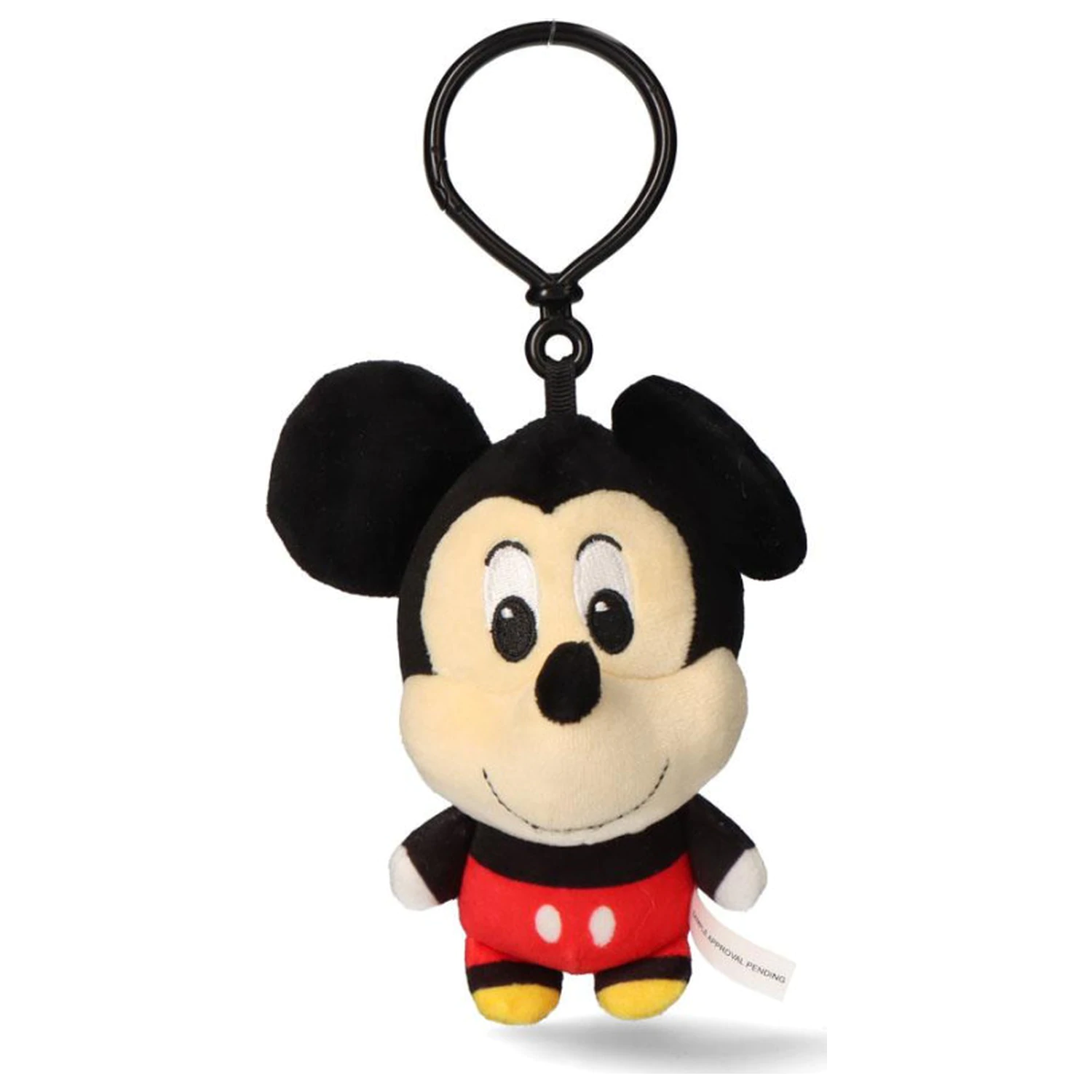Disney Mickey Smile 3D plüss figura akasztóval, táskadísz 13 cm termékfotó