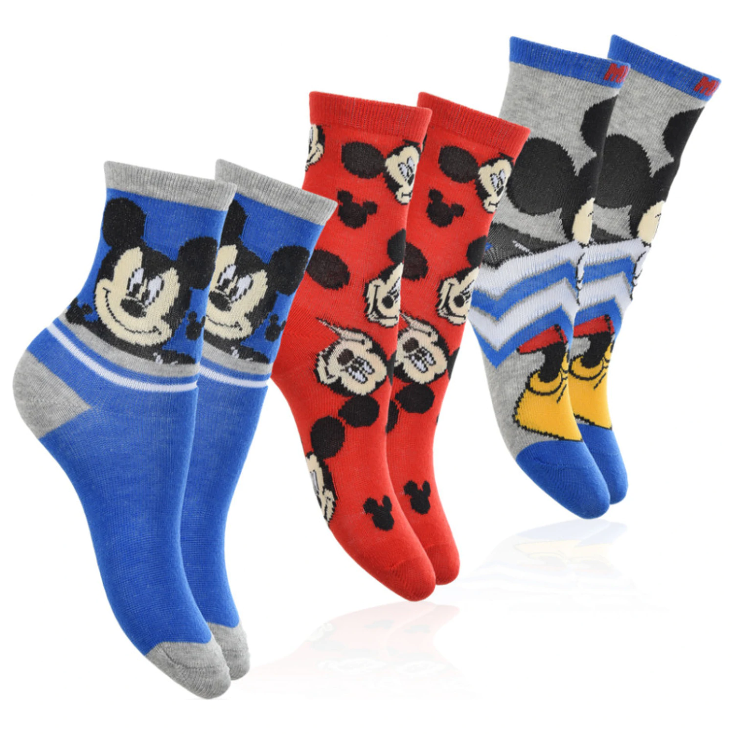 Disney Mickey Stride Blue gyerek zokni 23/26 termékfotó