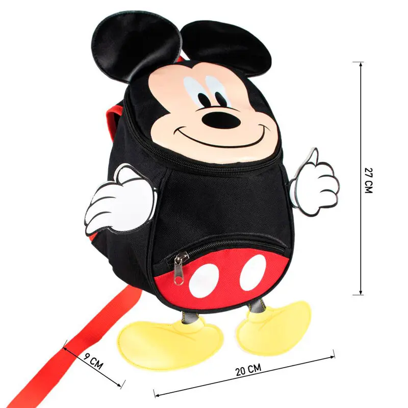 Disney Mickey táska hátizsák hámmal 27cm termékfotó